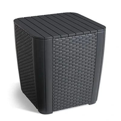 Imagen de Keter Luzon (Flache Rattanoptik) Mesa Auxiliar, Gris, Normal