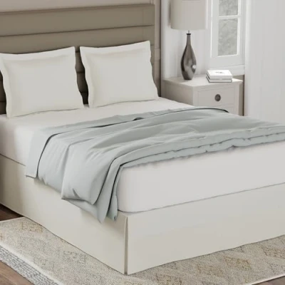 Imagen de Lux Hotel Levinsohn Easy Care Tailored 100% Microfiber 14 Inch Bedskirt