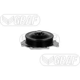 Imagen de GRAF PA1404 Bomba de agua con junta sin tapa mecánico Chapa acero 126 para accionamiento correa poli V LAND ROVER: Range Rover Sport