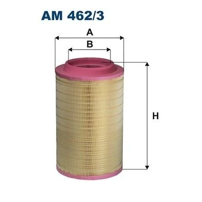Imagen de FILTRON AM 462/3 Filtro de aire 414,5 248 Cartucho filtrante MAN: TGL, TGM