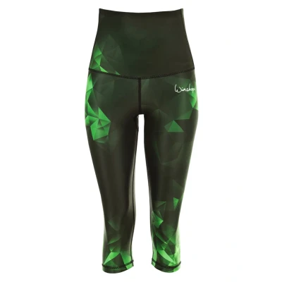 Imagen de Winshape HWL202 Brilliant HIGH Waist Pantalón 3/4 de deporte, Mujer, Talla: XXL, Emerald