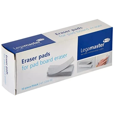 Imagen de Legamaster 7 120400 Pack de 10 almohadillas para borrador