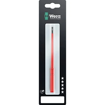 Imagen de Wera 05004405001 Kraftform Kompakt VDE 60 i SB, Varilla de destornillador aislada, Ranura, 1.2 x 6.5 154 mm