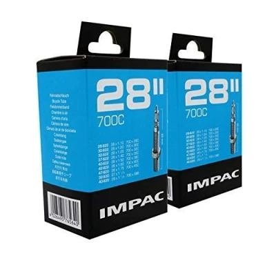 Imagen de Impac 2pk Ciclo Tubos 28&quot; / 700c 28 45c (28 47/622 635) Válvula Presta Pack Doble