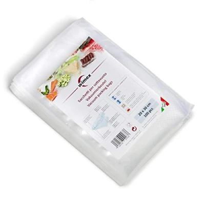 Imagen de Wimex Bolsas AL Vacío para Alimentos Paquetes 100 Piezas (20x30 cm)