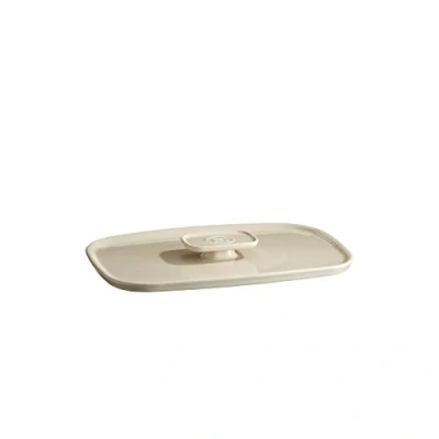 Imagen de Emile Henry EH020050 Tapa para Plato Horno, Cerámica, Arcilla Blanca
