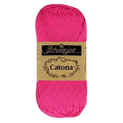 Imagen de Scheepjes 604 Neón Rosa Catona Hilo 10x50g