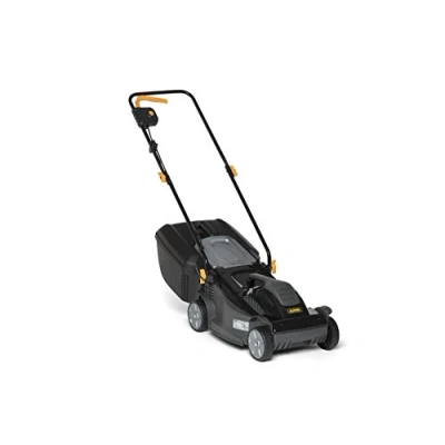 Imagen de Alpina Cortacésped eléctrico BL 380 E, Ancho de corte 38 cm, Motor 1400 W, Hasta 500 m², Altura regulable en 3 posiciones, Bolsa recogida 40 l