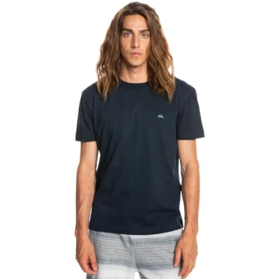 Imagen de Quiksilver Essentials EN Biologique POUR Camiseta básica, Hombre, Talla: Small, Navy blazer