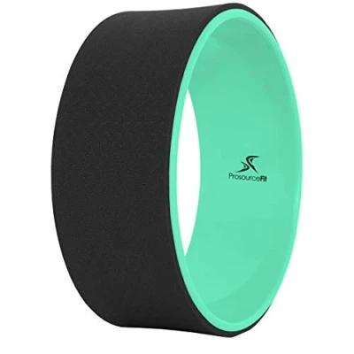 Imagen de ProsourceFit Rueda Yoga, Unisex Adult, Negro/Verde, Talla Unica