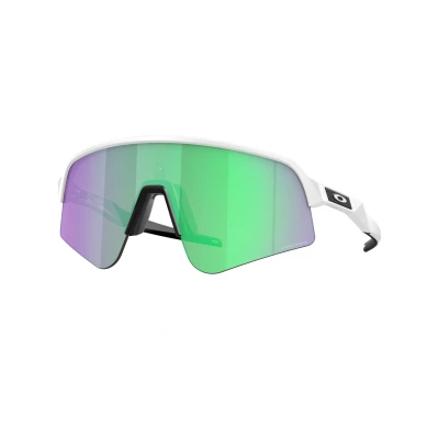 Imagen de Oakley Sutro LITE Sweep Unisex Gafas de deporte, Talla: One Size, Matte white/prizm road jade