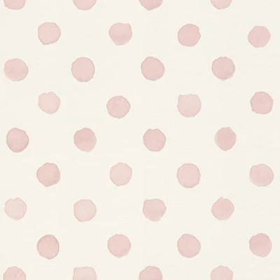 Imagen de Rasch Bambino XIX 252019 Papel pintado no tejido (10,05 m x 0,53 m), color rosa y blanco