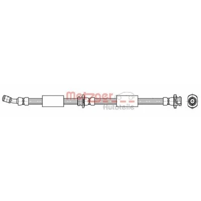 Imagen de METZGER 4112002 Latiguillos de Freno 473 NISSAN: MICRA 2