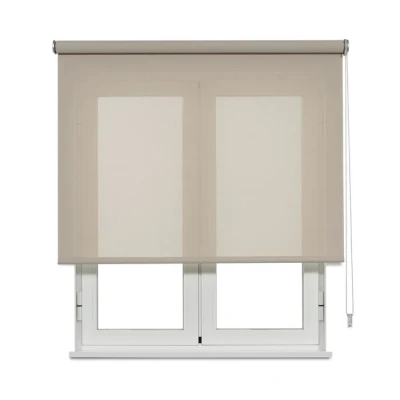 Imagen de VIEWTEX Estor Enrollable Screen Apertura 10% Linen Sand 180 X 250cm Fabricado en España Garantia 5 años