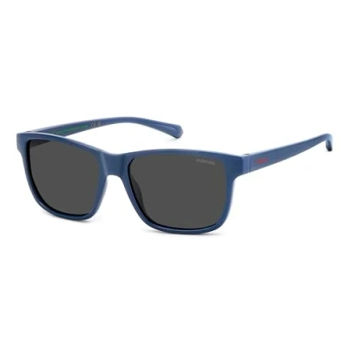 Imagen de Polaroid Junior PLD 8067/S PJP/M9 Gafas de sol Policarbonato Azul Gris Cuadrada Polarizado