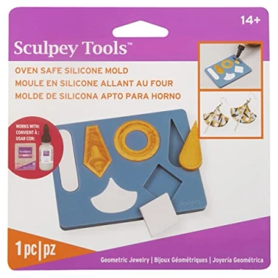 Imagen de Sculpey Mold FLEXIBL EZ Push, Joyas geométricas