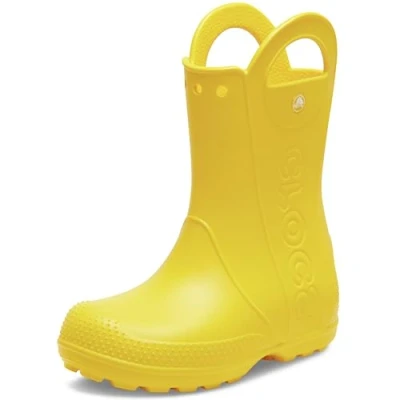 Imagen de Crocs Handle It Rain Boot, Botas cortas al tobillo Kids, Yellow/Yellow,
