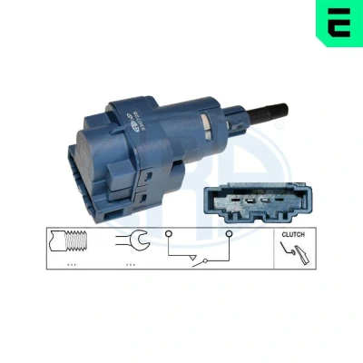 Imagen de ERA 330725 Interruptor luces freno mecánico 2 AUDI: A3 Hatchback, A4 B6 Berlina, Avant, VOLKSWAGEN: Golf 4, Polo IV Transporter 5 Bus