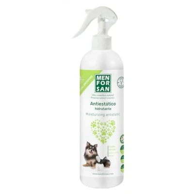 Imagen de MENFORSAN Spray Antiestático para Perros Formula Hidratante y Acondicionadora Evita el Encrespamiento Pelaje Suave 500 ml