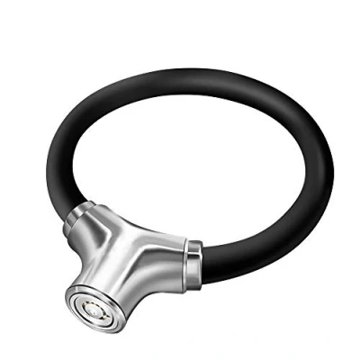 Imagen de Lolypot Candado de bicicleta Antirobo Cable Cadena Universal Mini portátil Cerradura Bloqueo para Bicicletas con llaves ciclismo MTB al Aire Libre