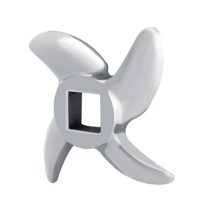Imagen de Garosa Picadora de Cuchilla Carne Cuchillas para Picar TC12 Acero Maquina Picadoras Inoxidable Accesorios Reemplazo en Forma Cruz Profesional Molinos Picadoras(22#)