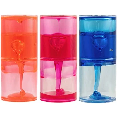 Imagen de Liquid Sensory Ooze Slime Timer para Autismo, Necesidades Sensoriales, TDAH, Alivio del Estrés, Ansiedad. Especiales de Autismo. Elección Color (1 Pieza Rosa)