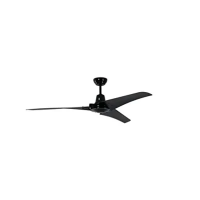 Imagen de Pepeo Vourdries Ventilador de techo diseño industrial, negro, diámetro 142cm, con mando a distancia, sin iluminación