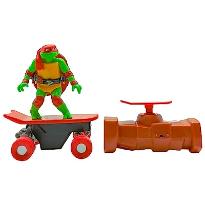Imagen de TMNT Tortugas Ninja Adolescente Mutante Raphael Mutant Mayhem con Control Remoto Half PipeEdición de Película Caos Juguetes y Regalos para Niños 5+ Años