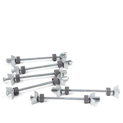 Imagen de LouMaxx Juego de 6 conectores para encimeras 150 mm, muebles, placas, solución segura y estable conectar