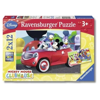 Imagen de Ravensburger Mickey Mouse Clubhouse Rompecabezas 2 x 12 Piezas, Multicolor (Ravensburger 07565)