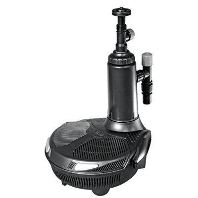 Imagen de Hozelock Tricoflex Completo Integrado Dispositivos con Bomba, Filtro y UVC, Fontäne de Agua Caso Bomba para Estanques hasta 7500 l, Negro, 27,6 x 31 35,5 cm, 1766 1240