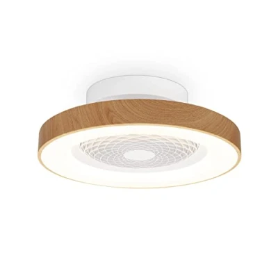 Imagen de Ventilador TIBET MINI madera,led, motor DC, dimable Mantra