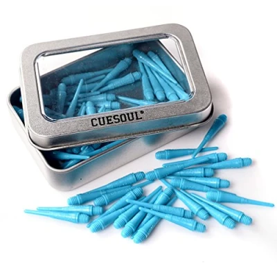 Imagen de CUESOUL 2BA Suave Tip Dart Puntos 100 Count (CSSTP005 Azul)