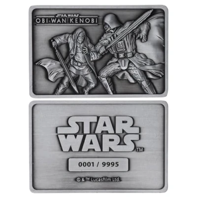 Imagen de FANATTIK Star Wars OBI WAN Kenobi Lingot en Métal Collection Limitée