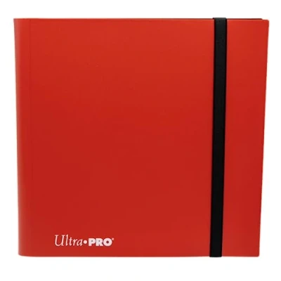 Imagen de Ultra PRO Carpeta Eclipse de 12 bolsillos color rojo manzana para 480 tarjetas tamaño estándar, protege coleccionables, juego y deportivas en fundas protectoras