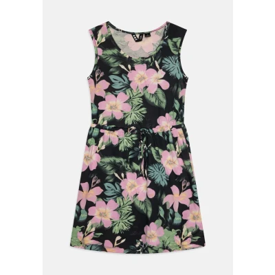 Imagen de Roxy Surfs UP Printed Vestido ligero para niños, Talla: 10a, Anthracite shadow