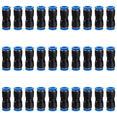 Imagen de 30 Piezas Conectores Neumáticos 4mm Enchufe Rapido Neumatico Manguera de Aire Accesorios para Herramientas Neumáticas