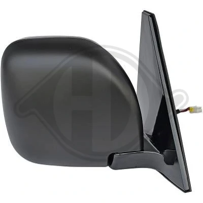 Imagen de espejo retrovisor Diederichs 5844828 derecha negro graneado abatible eléctricamente, para ajuste elect. espejo, calefactable, convexo, completo