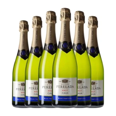 Imagen de Perelada Blue Festival Brut Cava Reserva 75 cl Espumoso blanco (Caja de 6 Botellas cl)