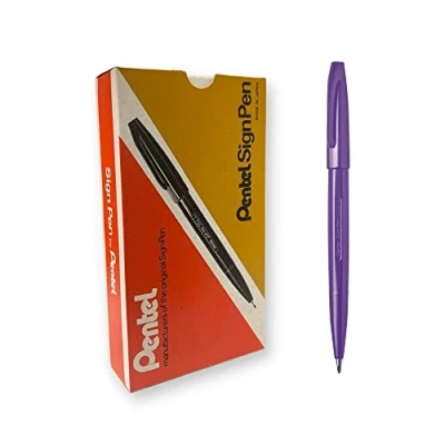 Imagen de Sign Pen, Nonrefillable, Water Based, Fiber Tip, Violet, Sold as 1 Each