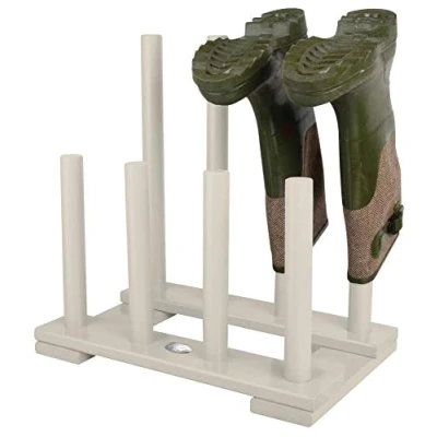 Imagen de Soporte de botas Esschert Design blanco