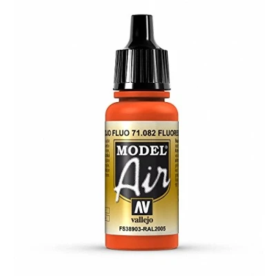 Imagen de Vallejo Model Air 17ml Fluorescent Red 71082