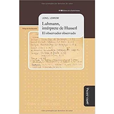 Imagen de Luhmann Interprete De Husserl. El Observador Observado
