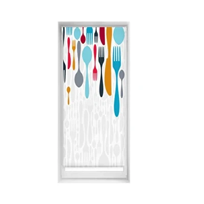 Imagen de Blindecor Easy estores opacos sin taladrar Estampados Estor Blackout Estampado Digital, Cubiertos, 60 x 150 cm (Ancho por Alto). Tamaño de la Tela 57 145 cm. Persianas enrollables térmicas