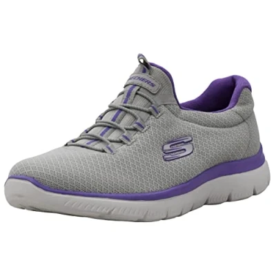 Imagen de Skechers Summits, Zapatillas Mujer, Gris Y Morado, 41 EU
