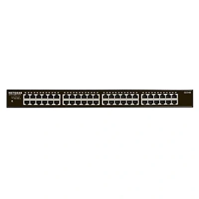 Imagen de NETGEAR Switch de red Gigabit 48 puertos GS348 Ethernet Montaje sobremesa o en bastidor y protección limitada por vida
