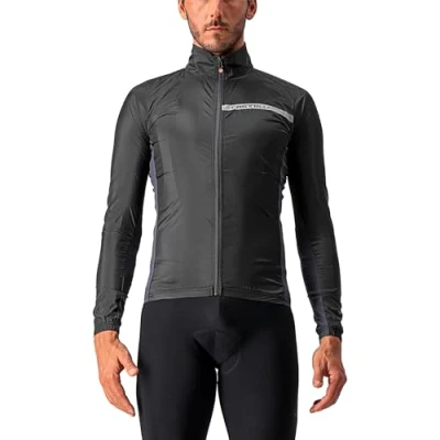 Imagen de Castelli Squadra Stretch JKT Jacket, Hombre, Light Black/Dark Gray, X Large