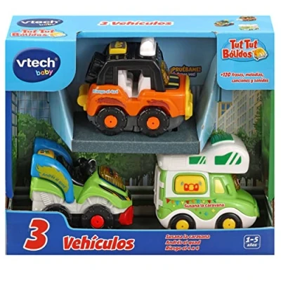 Imagen de VTech TTB Set 5 (Susana Caravana, Riesgo Todoterreno y Andrés Quad), Multicolor (3480 420567)