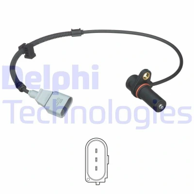 Imagen de DELPHI SS11226 Sensor de Cigueñal 3 SEAT: Ibiza 3, Córdoba II Berlina, SKODA: Fabia I Hatchback, 1 Combi, VOLKSWAGEN: Polo IV Hatchback
