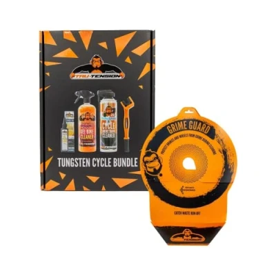 Imagen de Tru Tension Grime Guard Tungsten Embalar Herramientas y Accesorios para Bicicletas Kit de Bicicleta 5 Piezas